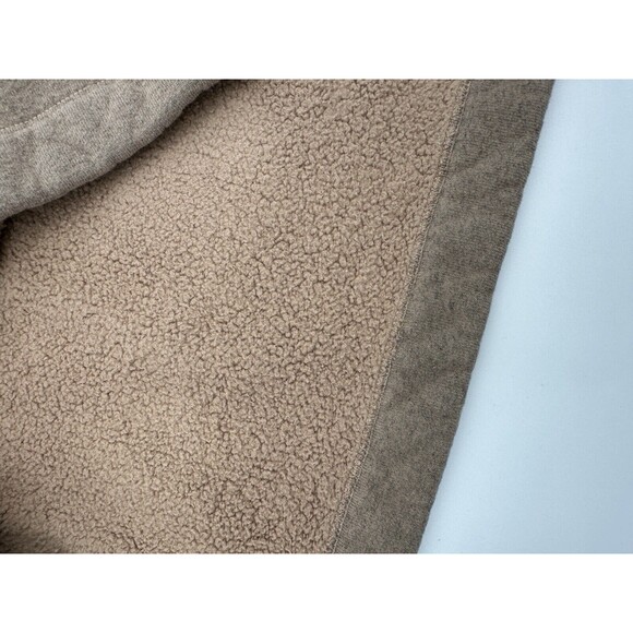 Agolde Sweatshirt Womens Small Brown Tan Pullover Crew Puff Round Shoulder Boxy - Picture 4 of 5